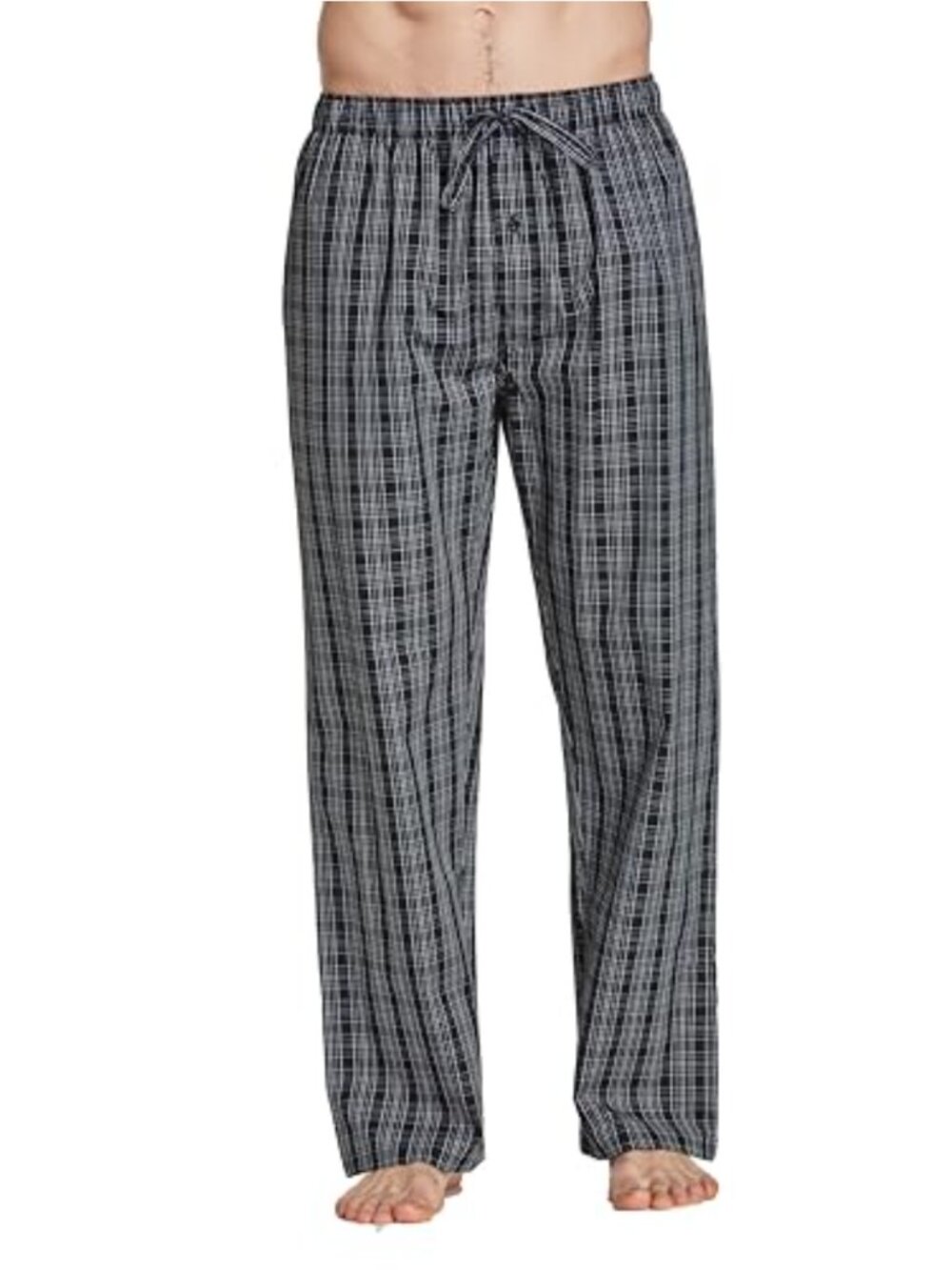 Men's 100% Cotton Poplin Pajama Lounge Sleep Pant with Pockets